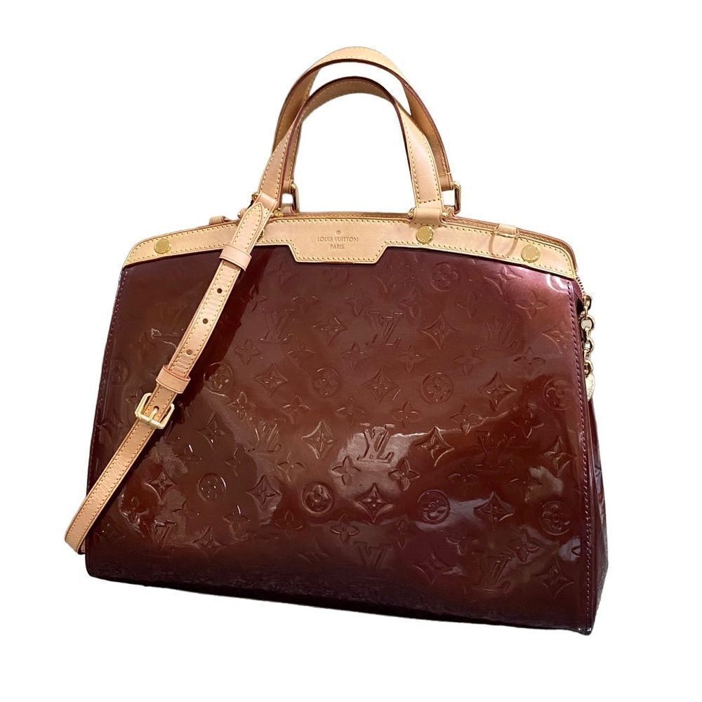 BEAUTIFUL LOUIS VUITTON Vernis Brea 2Way GM Bag 💼 Purple - Picture 6 of 17